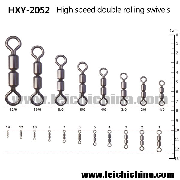 2052 High speed double rolling swivels