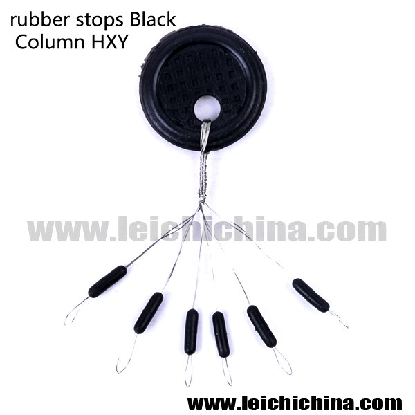 Rubber Stops Black Column HXY