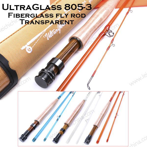 UltraGlass fiberglass fly fishing rod 8053