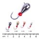 tear drop tungsten ice fishing jig t1