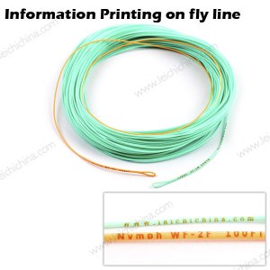 Information Printing on Fly Line