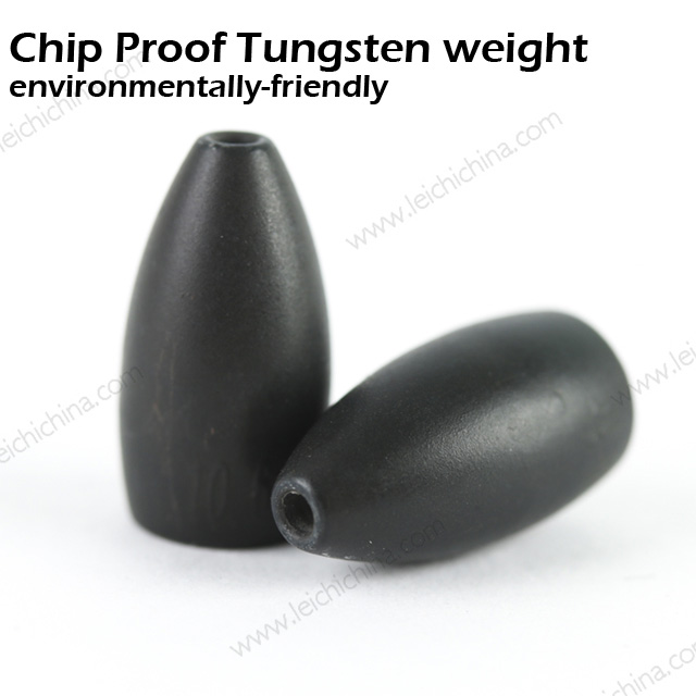 chip proof tungsten weight