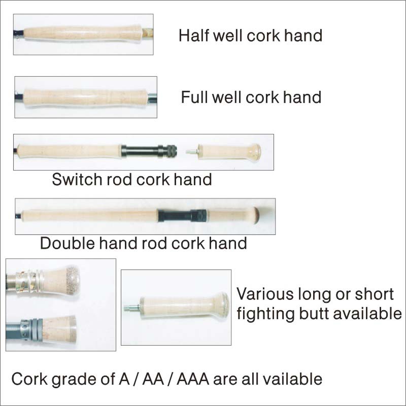 fly rod cork handle