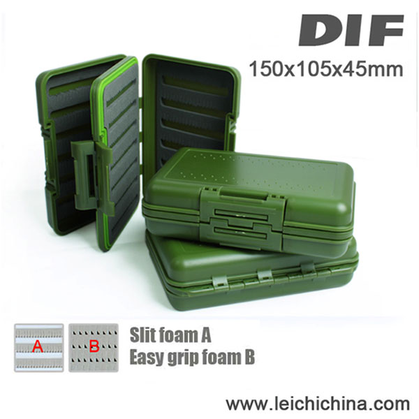 Exclusive waterproof 4 foam insert fly box DIF