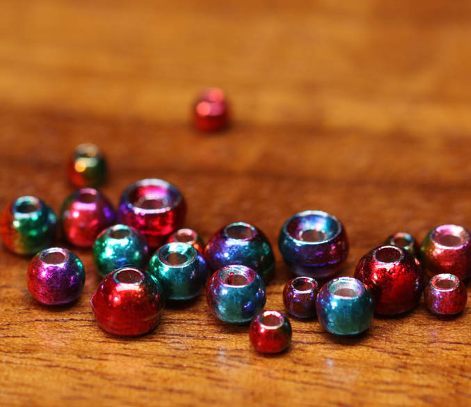 Rainbow Hued Plummeting Tungsten Beads1