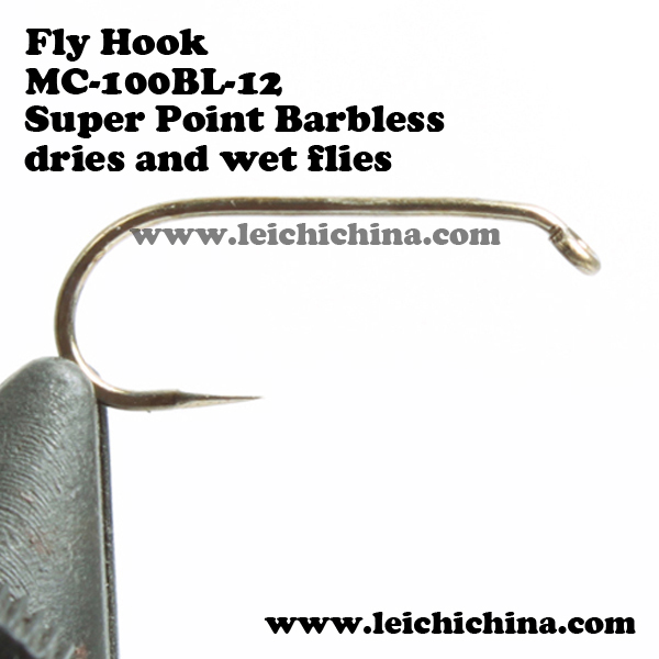 fly fishing hook Super Point Barbless MC-