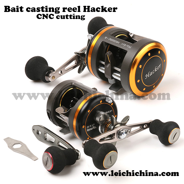 CNC cutting bait casting reel Hacker5000