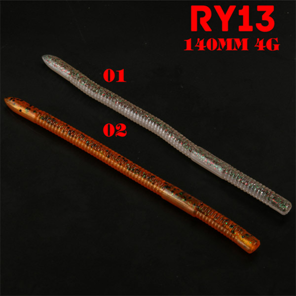 soft fishing lure straight worm RY13-140