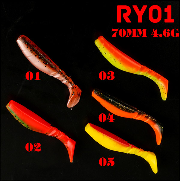 soft fishing lure swim bait shad RY-01-70