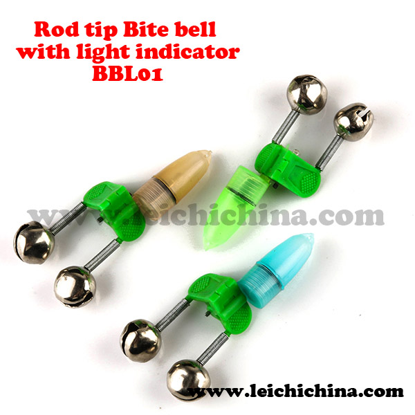 fishing rod bite bell with light indicator BBL01