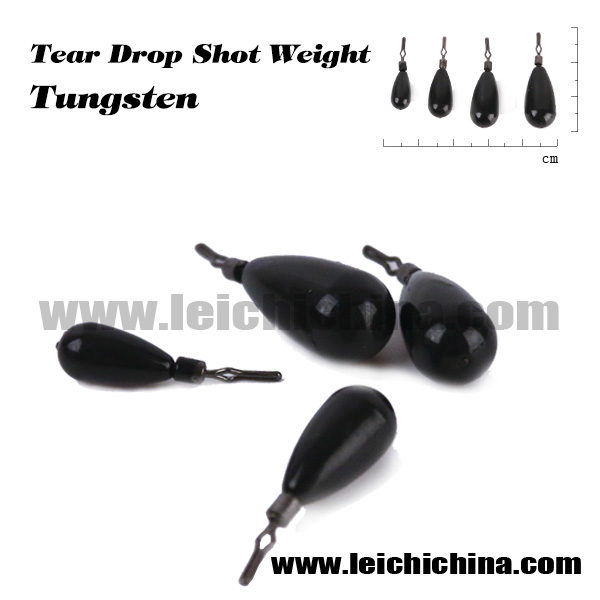 2015.3.26tungsten tear drop shot weight