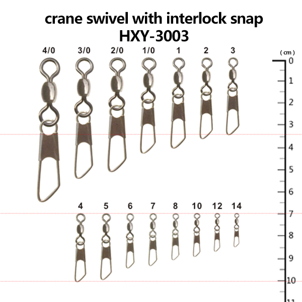 crane swivel with interlock snap          HXY-3003