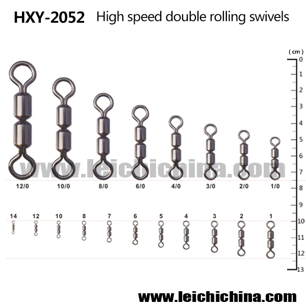 2052 High speed double rolling swivels