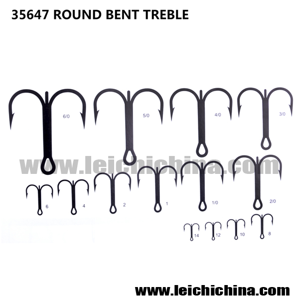 35647 ROUND BENT TREBLE